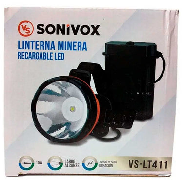 linterna minera sonivox